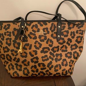 Coach Leopard Print Tote